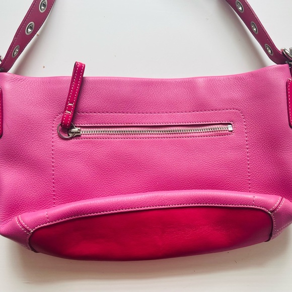 Coach Shoulder Bag K04s-1429 Pink PEBBLE GRAIN 13"L x 3.5"W x 7 - Picture 8 of 9